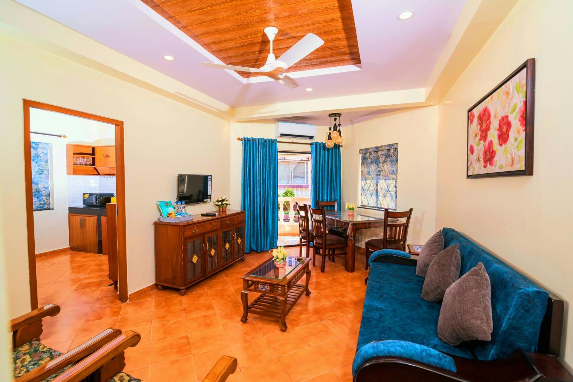 'Golden Sea Shell' 1 Bhk Beach Apartment Benaulim Eksteriør bilde